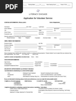 Download Literacy Chicago - Volunteer Application by Literacy Chicago SN90359623 doc pdf