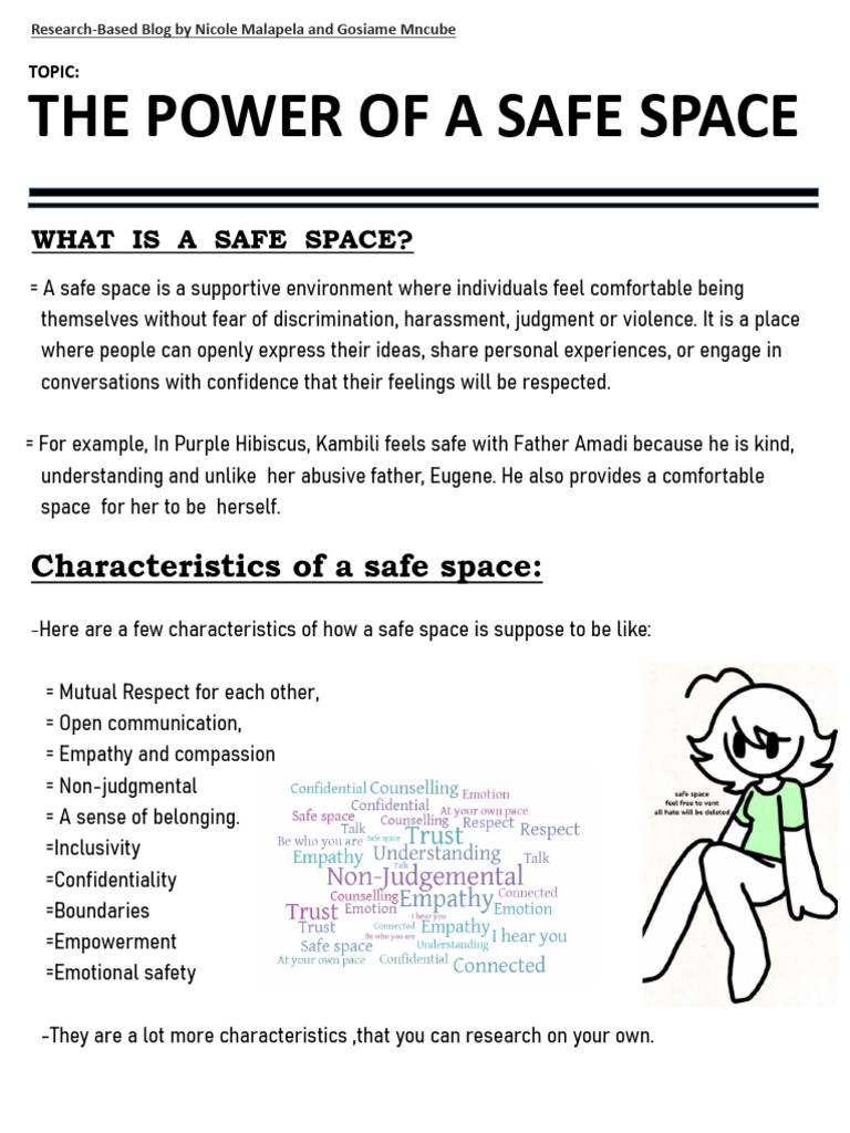 Understanding Safe Spaces and Their Importance | PDF | Social ...