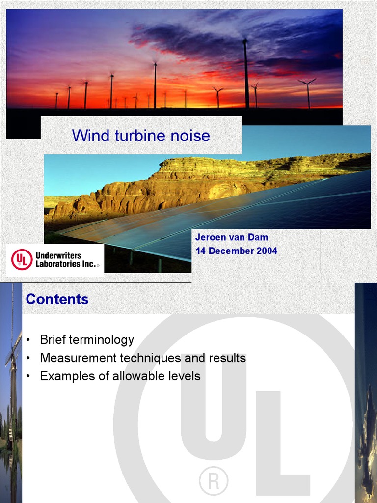 Wind Turbine Noise Noise Wind Power Free 30day Trial Scribd