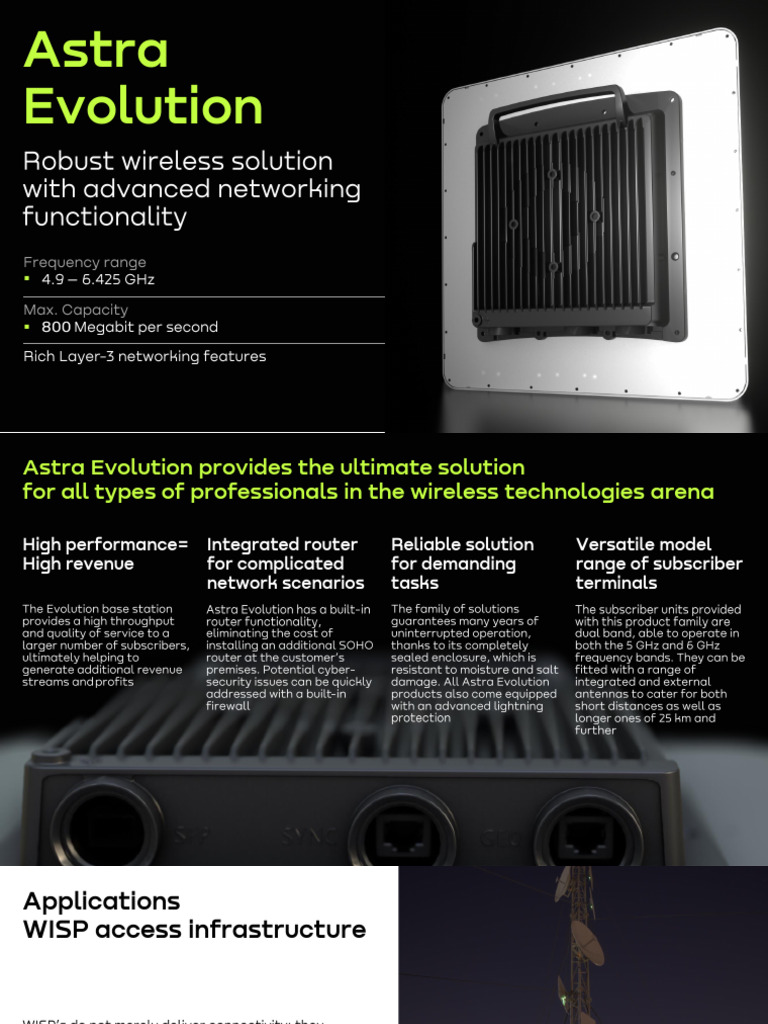 Astra Evolution: High-Performance Router | PDF