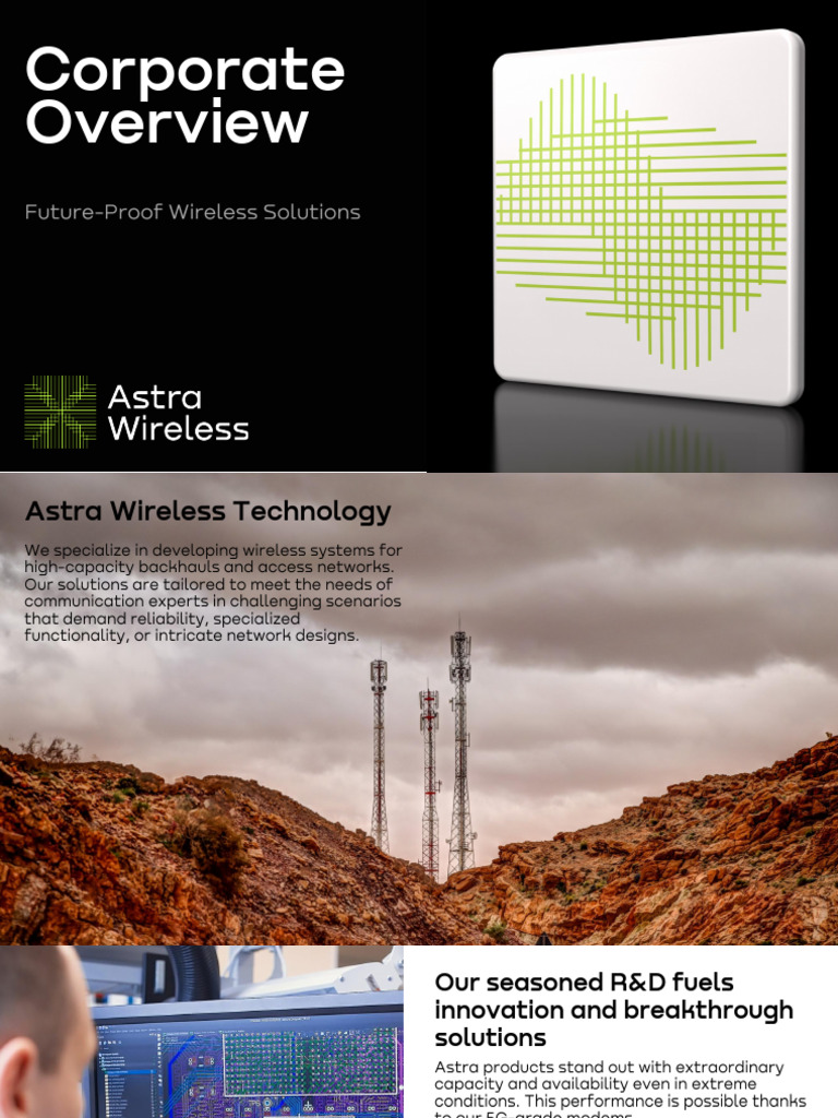 Astra Wireless Technology Overview | PDF