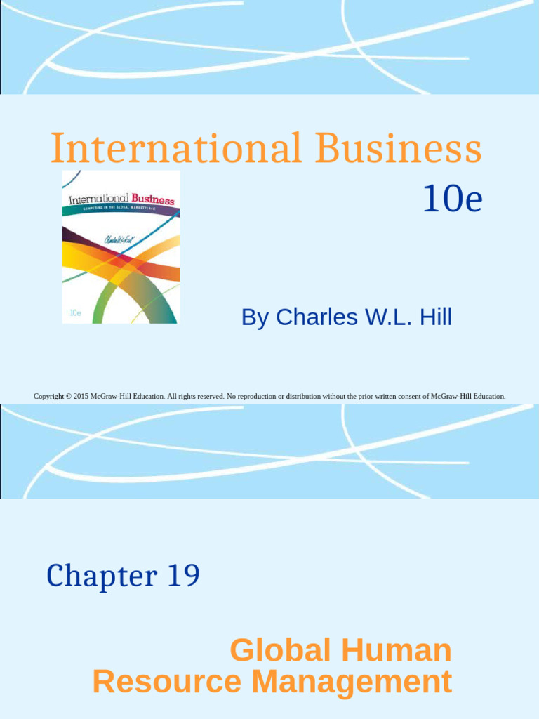 Global Human Resource Management Strategies | PDF | Human Resource ...