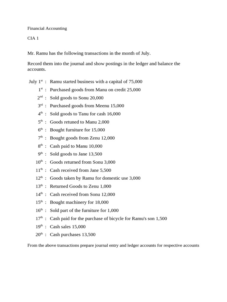 Financial Accounting Transactions and Reports | PDF