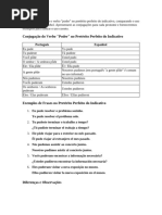 Conjugação do Verbo Ponhar | PDF | Tempo gramatical | Morfologia ...