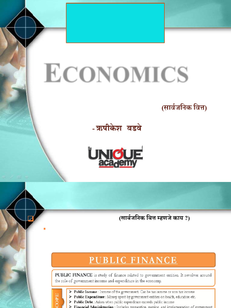 Understanding Public Finance for UPSC | PDF | Government Budget Balance ...