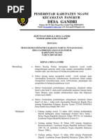 BERITA ACARA karang taruna