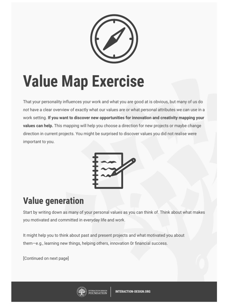 Effectuation - Value Map Exercise | PDF