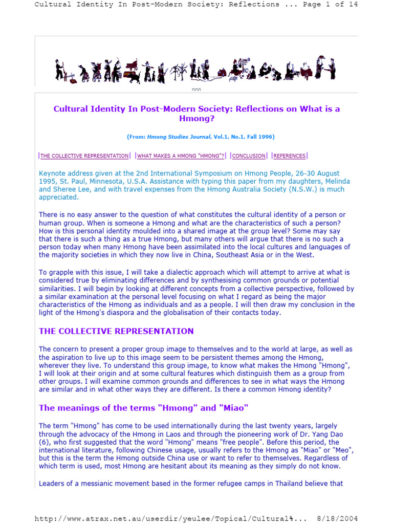 Hmong Cultural Identity Explained | PDF | Hmong People | Laos