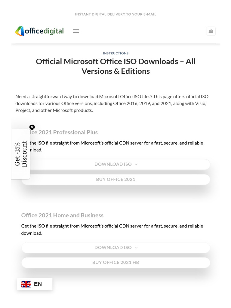 Microsoft Office ISO Downloads Guide | PDF | Microsoft Office ...