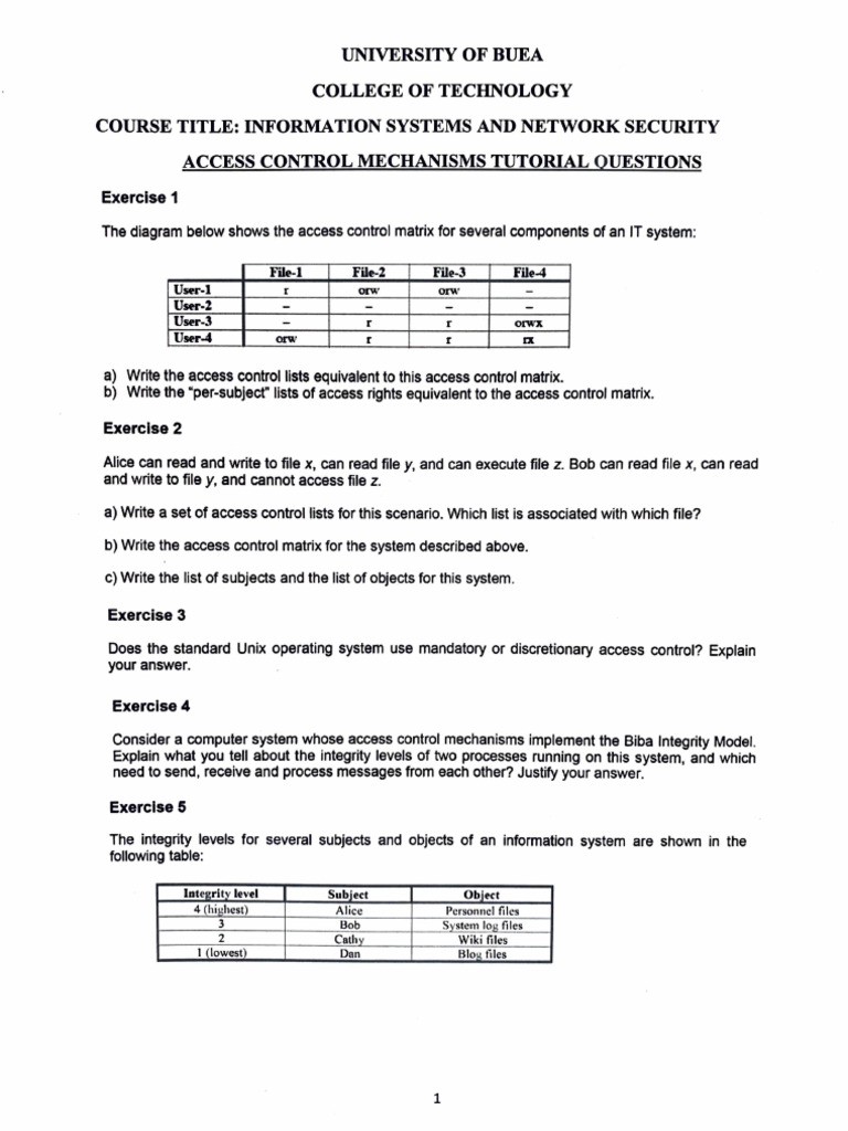 Access Control Mechanisms Tutorial | PDF | Password | Public Key ...