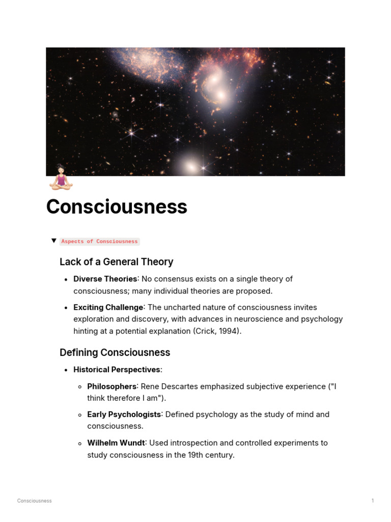 Consciousness: The Dynamics of Awareness | PDF | Sleep | Rapid Eye ...