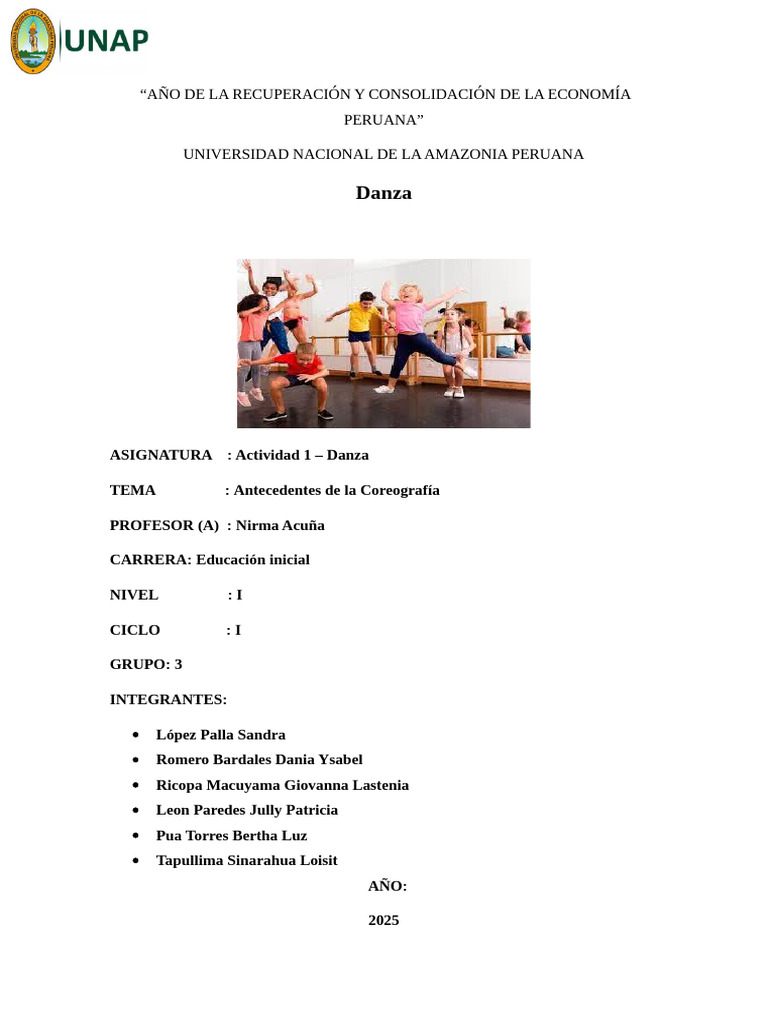Historia y Elementos de la Coreografía | PDF | Bailes | Coreografía