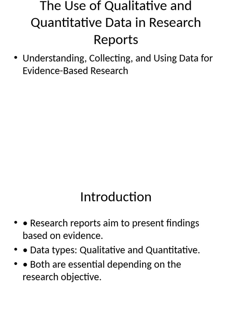 Qualitative vs. Quantitative Data Explained | PDF