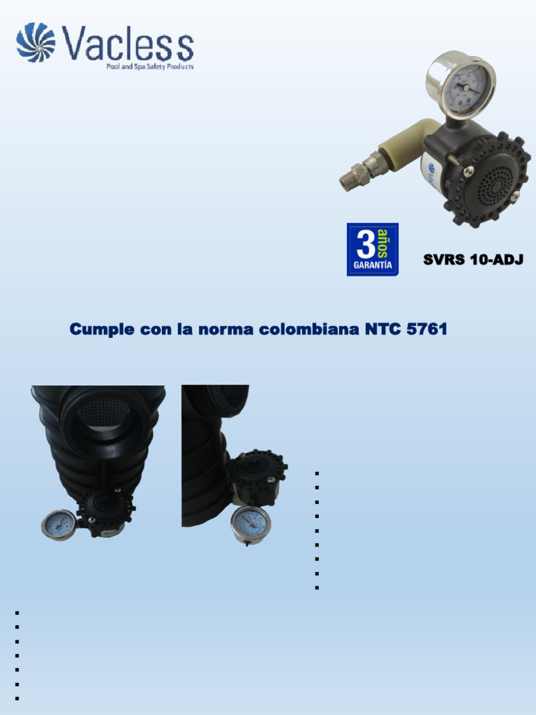 Sistema Vacless para Piscinas Seguras | PDF