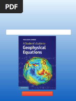 72×220 “Patchwork” ViNTAGE TURKiSH RUG A Student's Guide To Geophysical Equations - Lowrie PDF | PDF