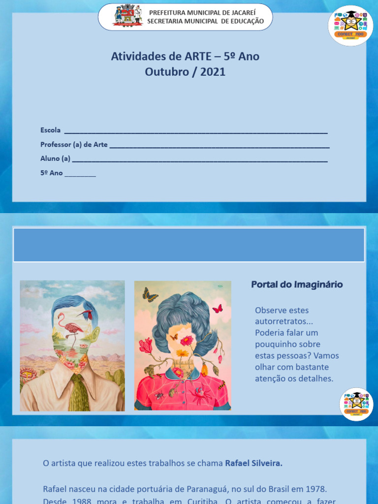 Atividades de Arte para o 5º Ano | PDF | Desenho | Pastel