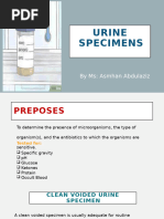 Sterile Urine Specimen Collection Guide | PDF | Urine | Infection
