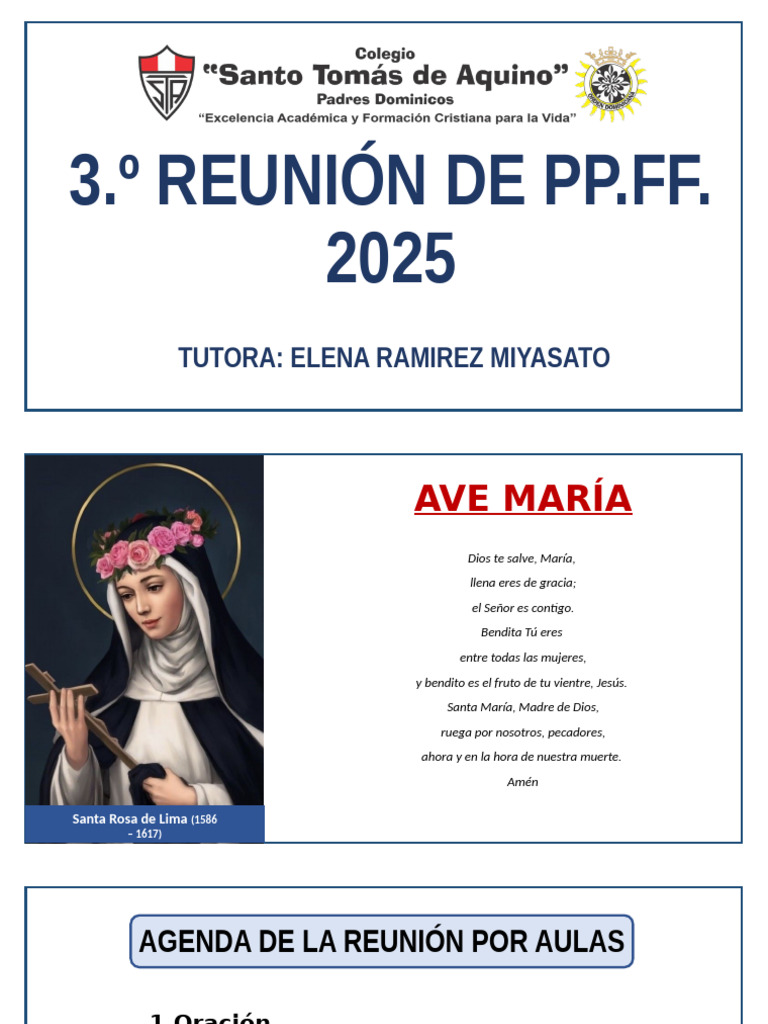 3º Reunion PPFF - 2025 Sec | PDF