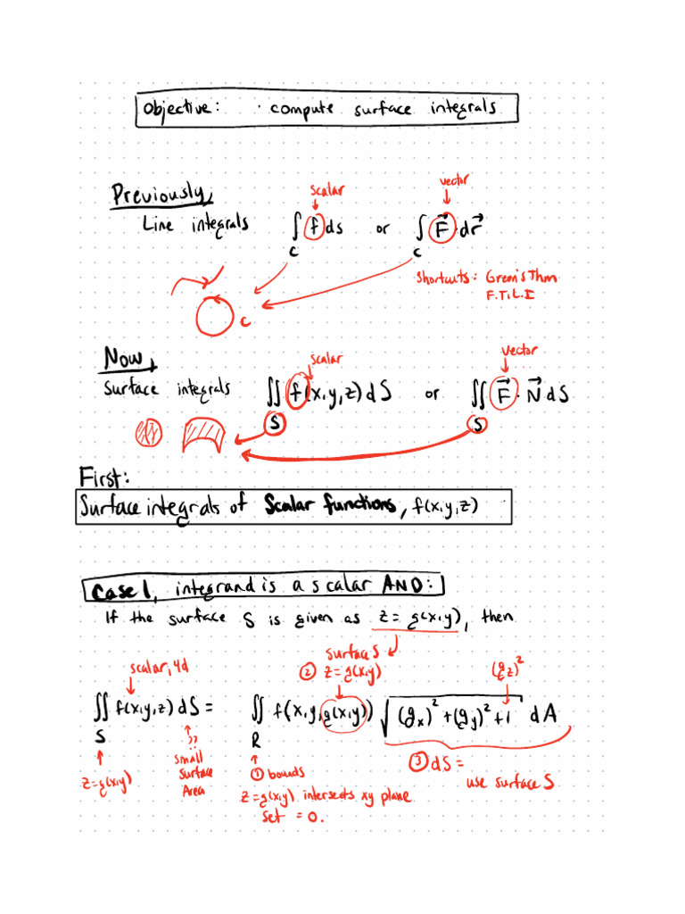 MAT 260 Notes Section 15.6 | PDF | Integral | Algebra