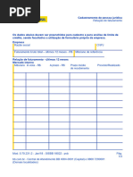 Formulário de Faturamento PJ BB | PDF