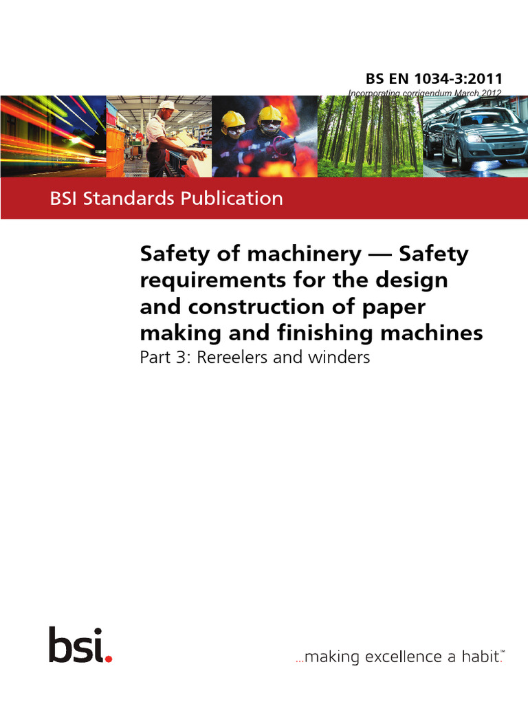 Safety Standards for Paper Machines | PDF