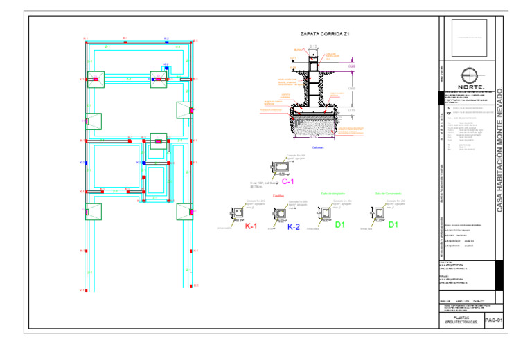 Ejemplo de Instalaciones en Casa Habitacion | PDF | Ingeniería estructural