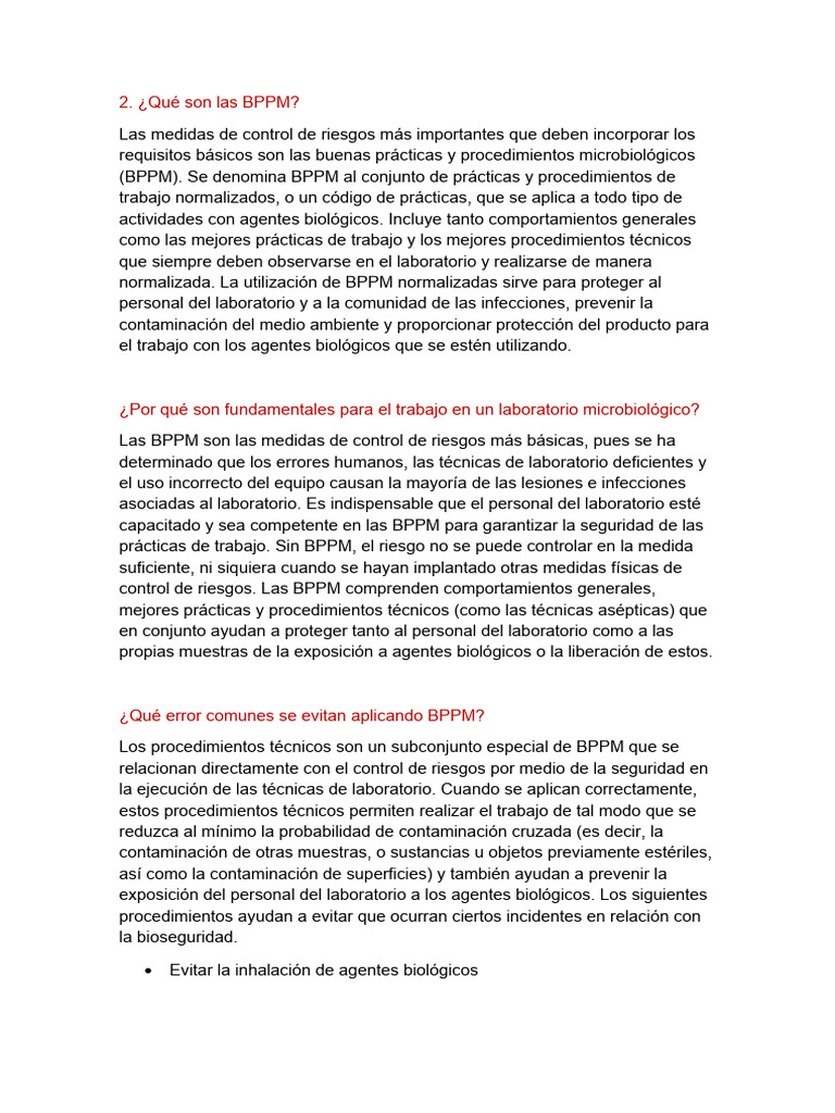 Importancia de las BPPM en Laboratorios | PDF | Laboratorios