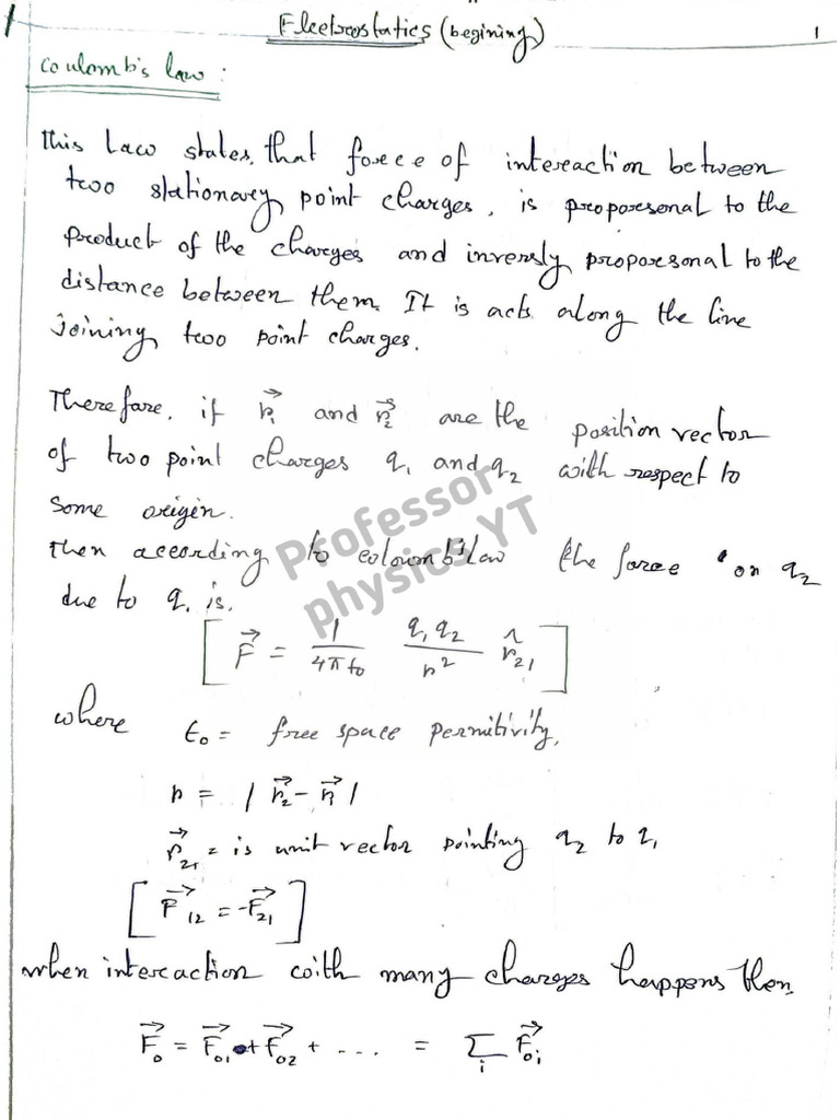 2.2.PP Sem 2 Note 1.1 by Professor Physics | PDF