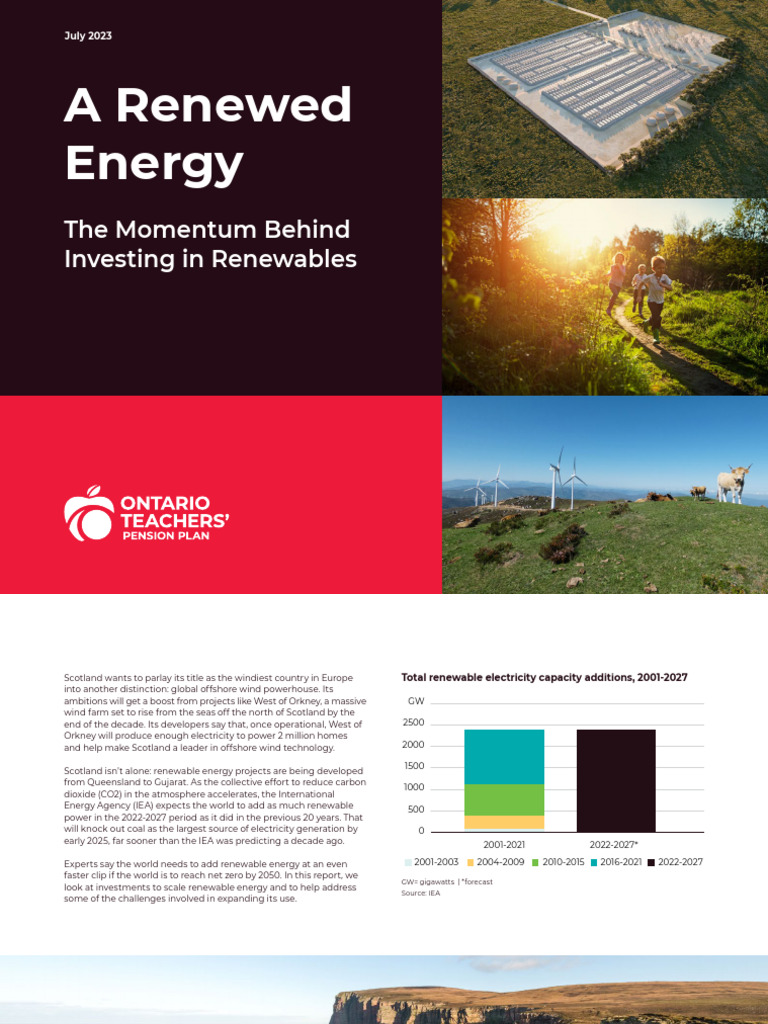 Renewable Energy Investment Trends | PDF | Renewable Energy | Wind Power