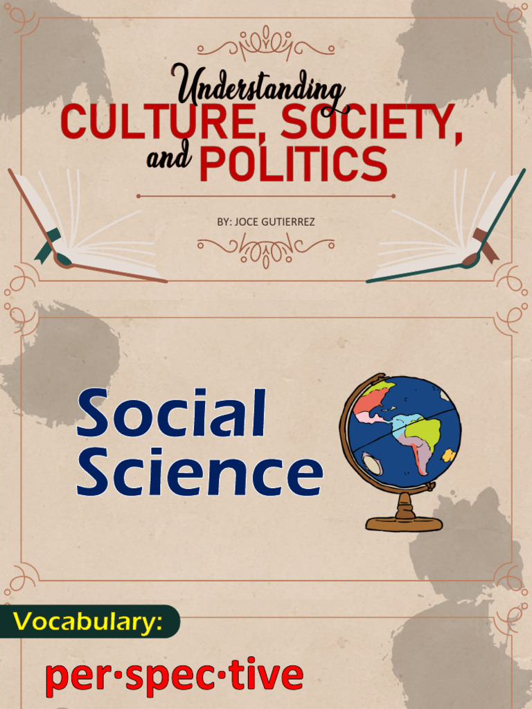Perspectives in Social Sciences | PDF | Sociology | Anthropology