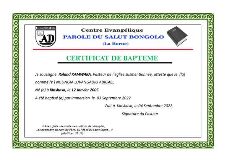Certificat PDF 043949 | PDF