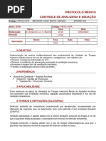 Escala de Rass | PDF | Unidade de Tratamento Intensivo (UTI) | Coma