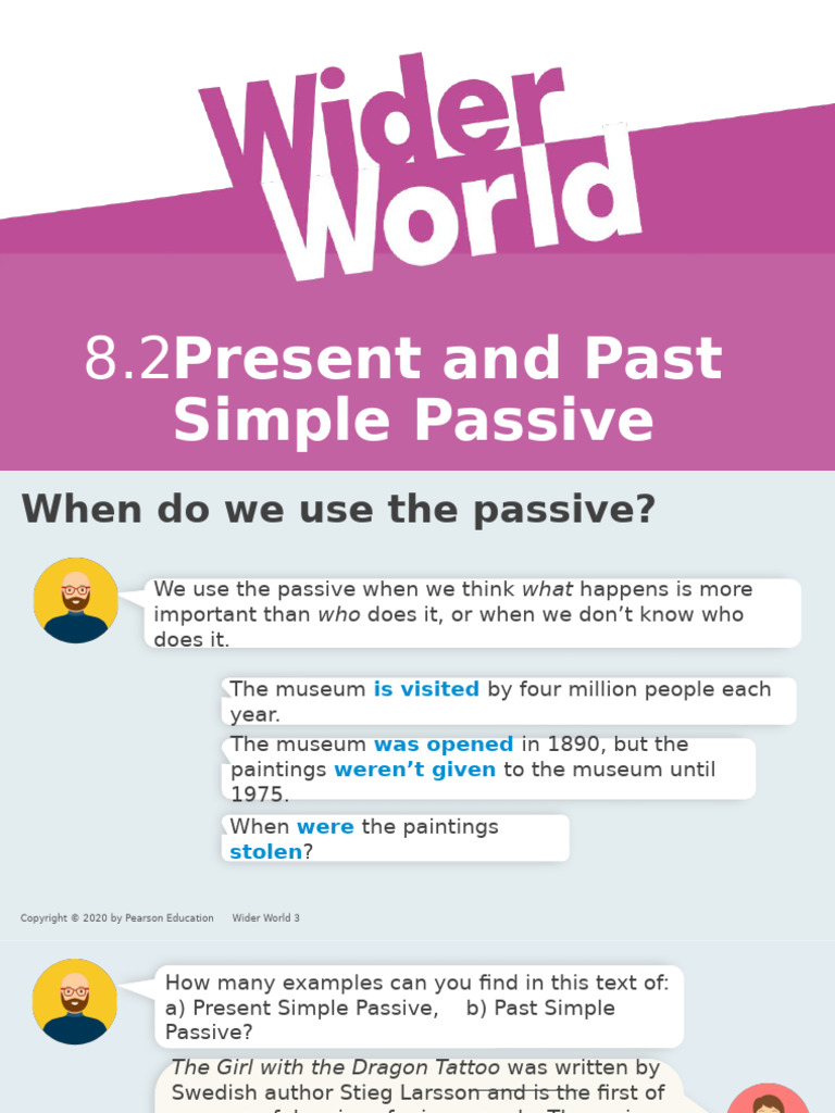 Wider World 3 Grammar Presentation 8 2 | PDF | Crimes | Crime & Violence