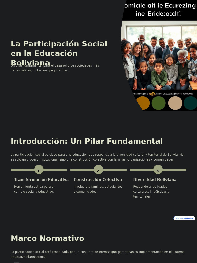 La Participacion Social en La Educacion Boliviana | PDF | Bolivia ...