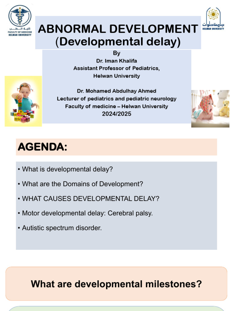 Understanding Developmental Delay Causes | PDF | Cerebral Palsy | Human ...