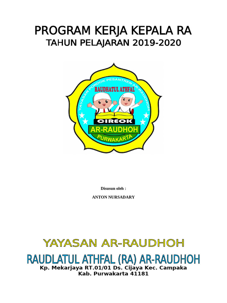 Cover Program Kepala | PDF