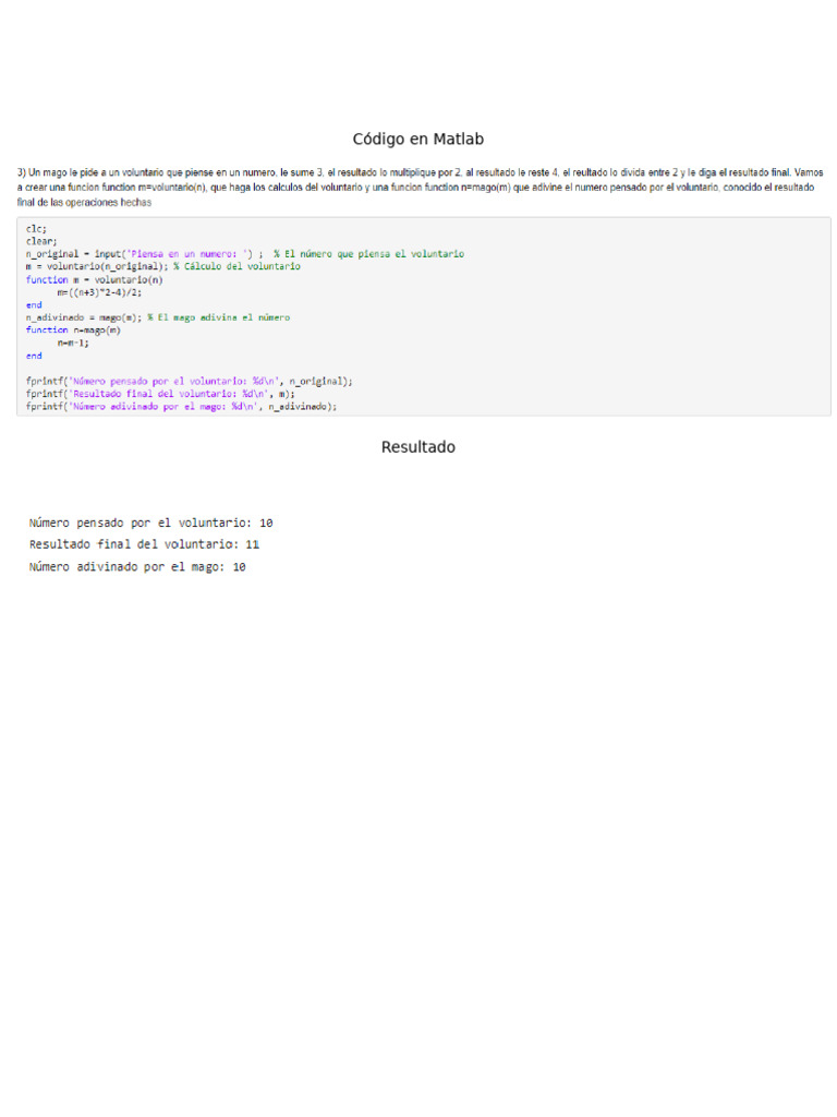 Código en Matlab | PDF