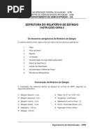 Estrutura Do Relatorio Estagio UFPB