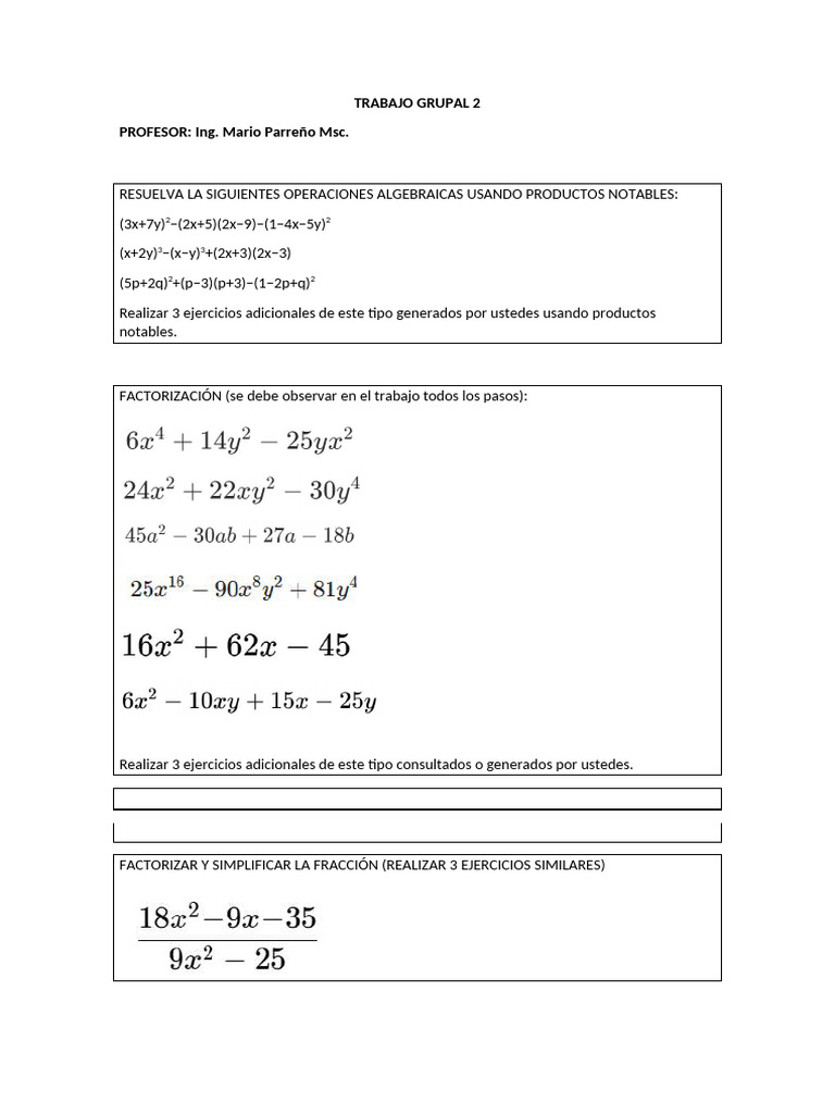 Trabajo Grupal 2 | PDF