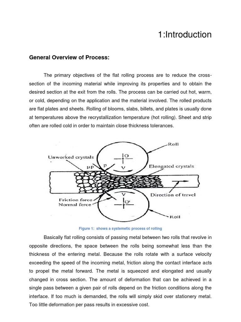 Overview of Flat Rolling Process | PDF | Rolling (Metalworking ...
