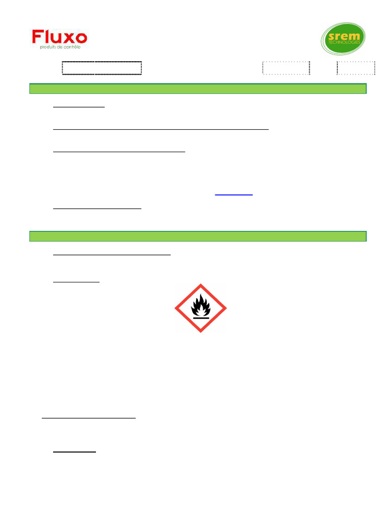 FLUXO 3 AERO Safety Data Sheet | PDF | Aerosol | Materials