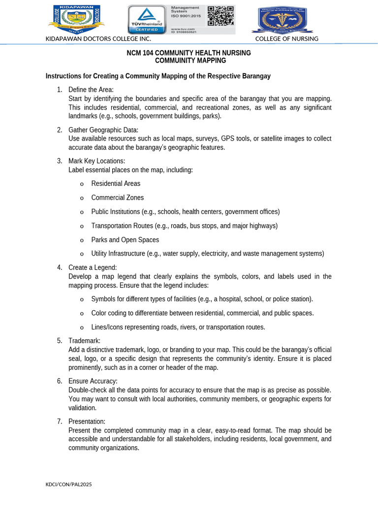 Commun It Mapping | PDF | Map