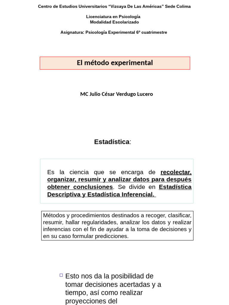 El Metodo Experimental en Psicologia | PDF | Experimentar | Teoría