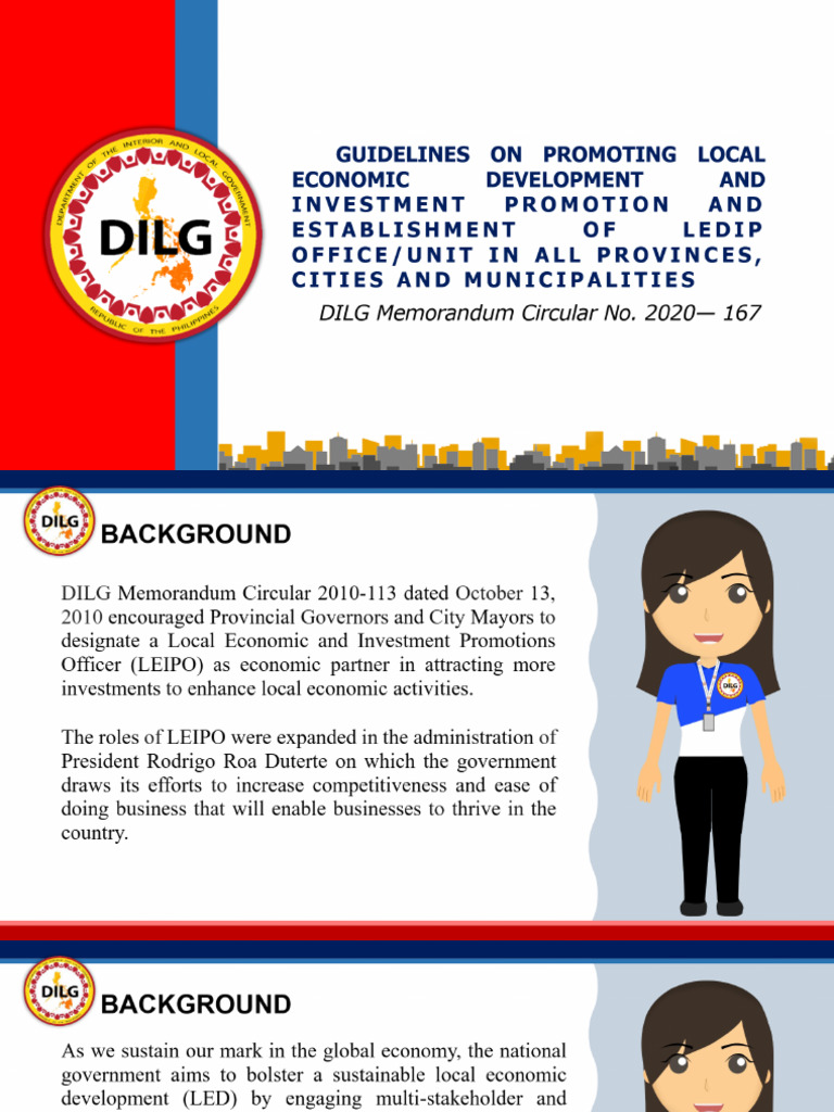 LEDIP Guidelines - Local Economic Development & Investment | PDF