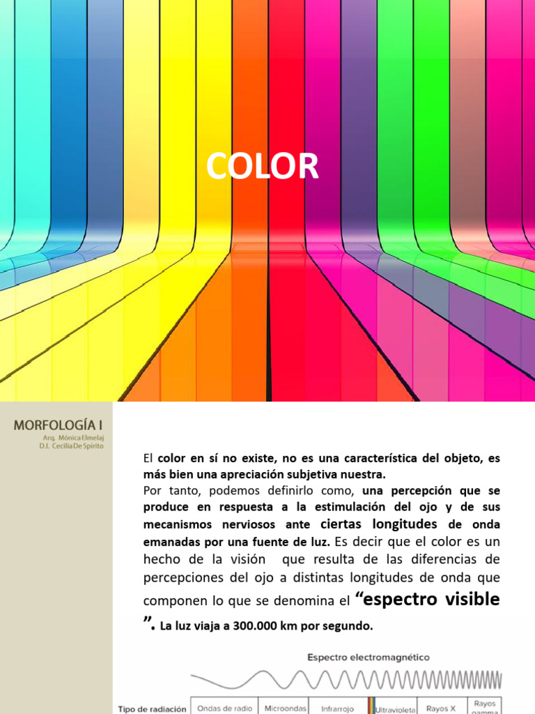 Color - Primera Parte - AMPLIADO | PDF | Color | Percepción visual