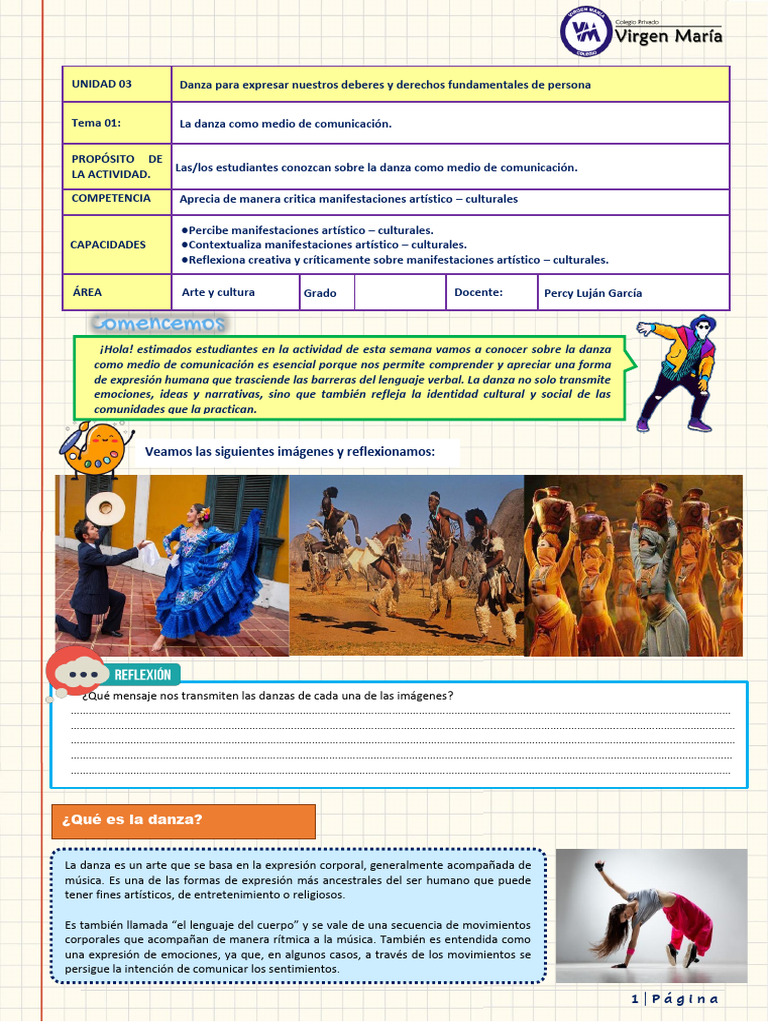 5° Arte y Cultura | PDF | Bailes | Comunicación