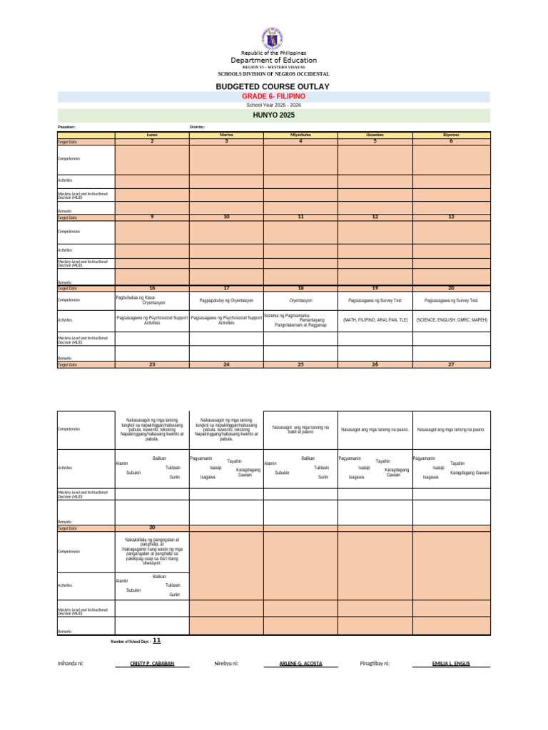 Bco Filipino 6 | PDF