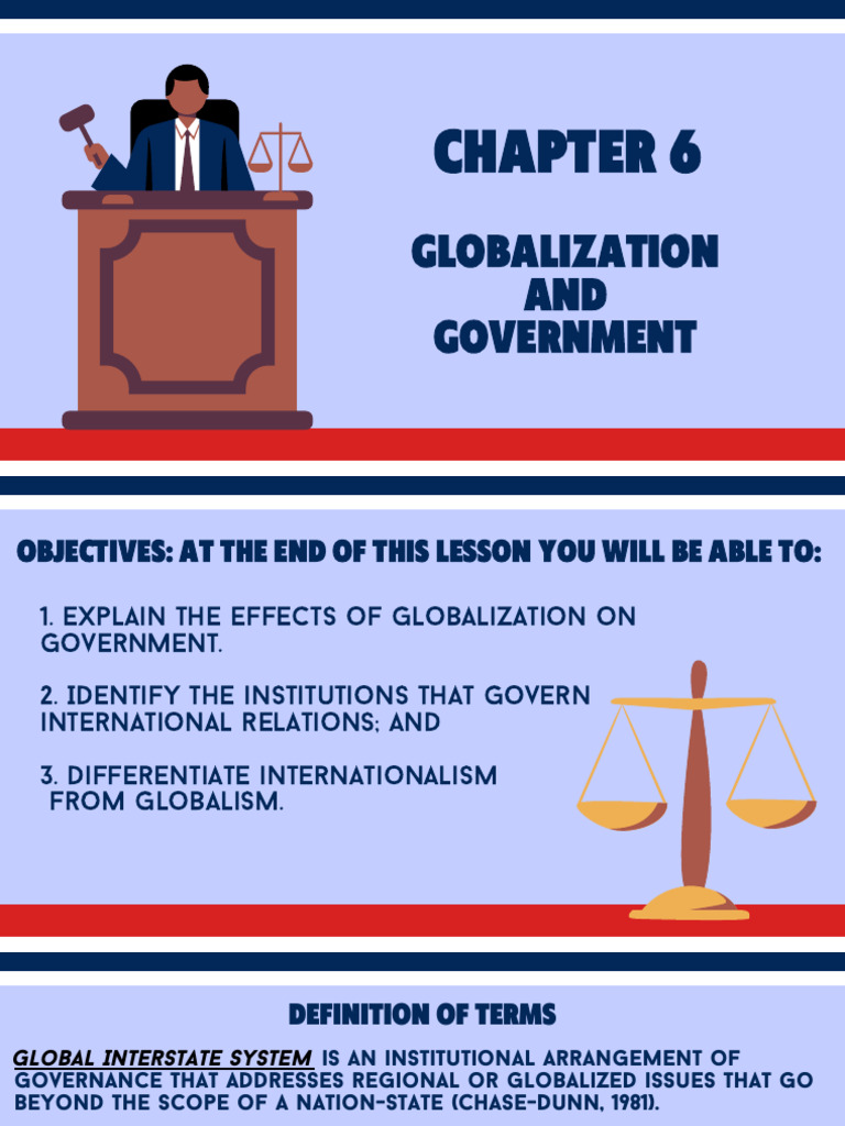 Chapter 6 Globalization and Government | PDF | Globalization | World ...