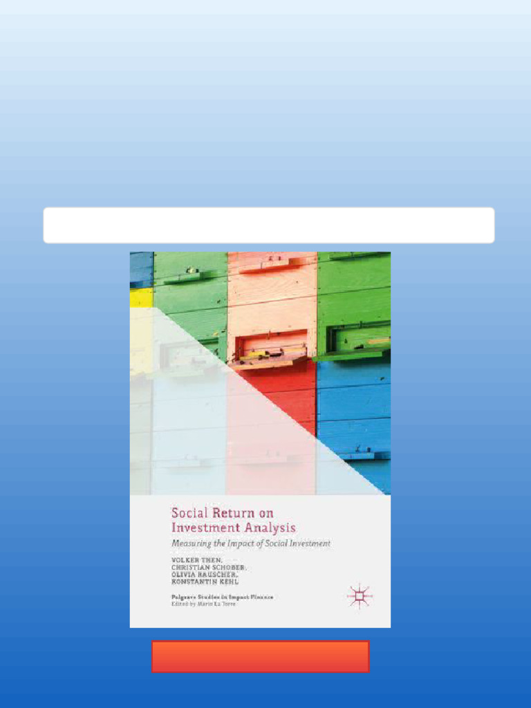 Social Return On Investment Analysis Volker Then Sample | PDF ...