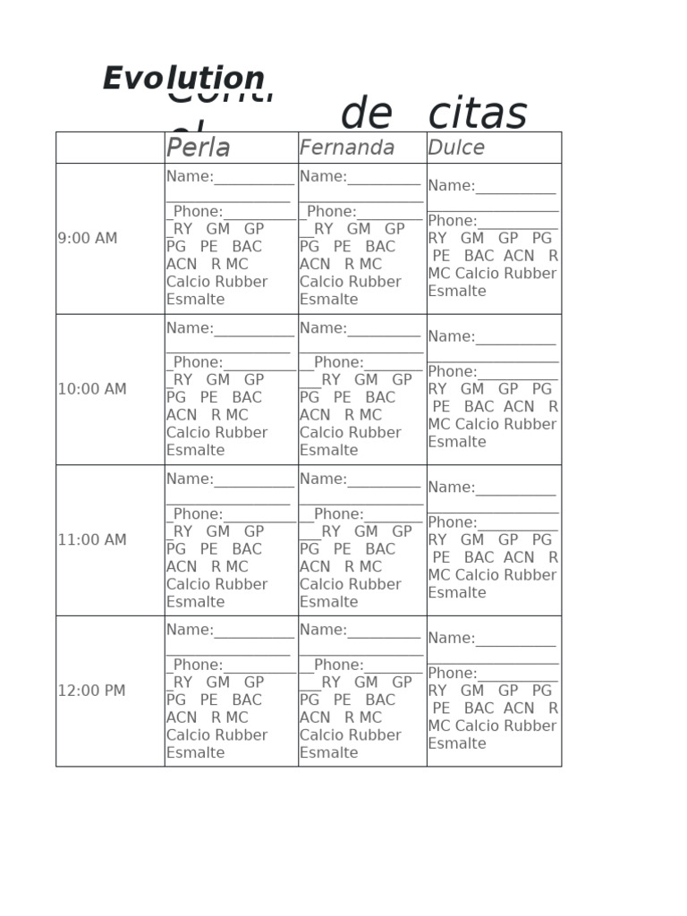 Tabla Predeterminada | PDF